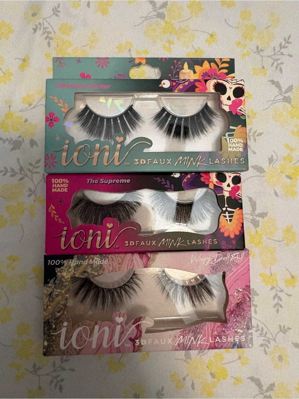ioni 3D Faux Mink Lashes - Black